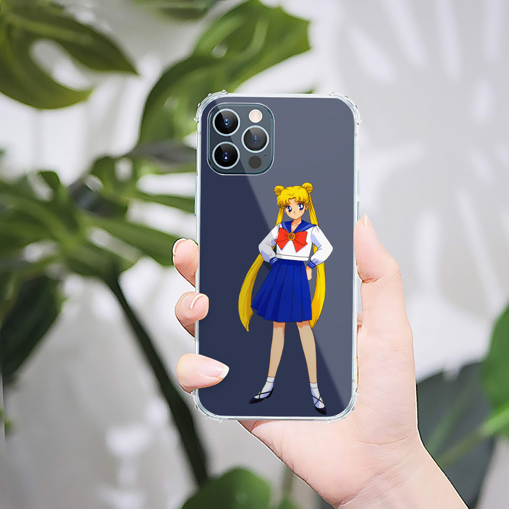 （画像用） 美少女戦士セーラームーン 愛野 美奈子 あいの みなこ Sailor Moon Aino Minako 【iPhone 12シリーズ対応】透明スマホケース（クリアソフトケース）
